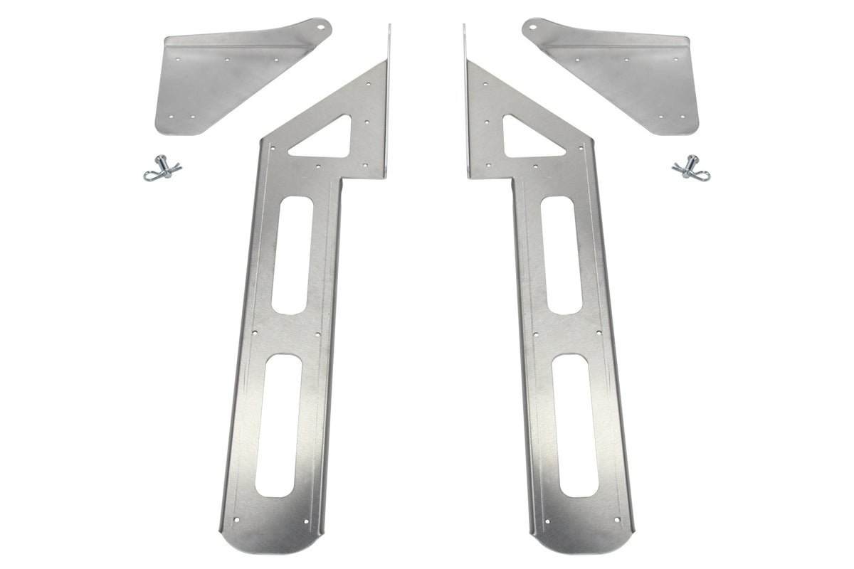 Five Star 2019 Late Model Aluminum Hood Hinge Kit - Extended (Pair)