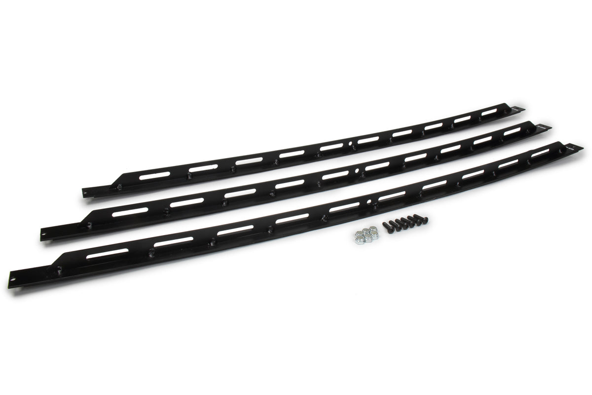 Five Star 2019 Late Model Rear Window Braces - Aluminum - Padded - Black