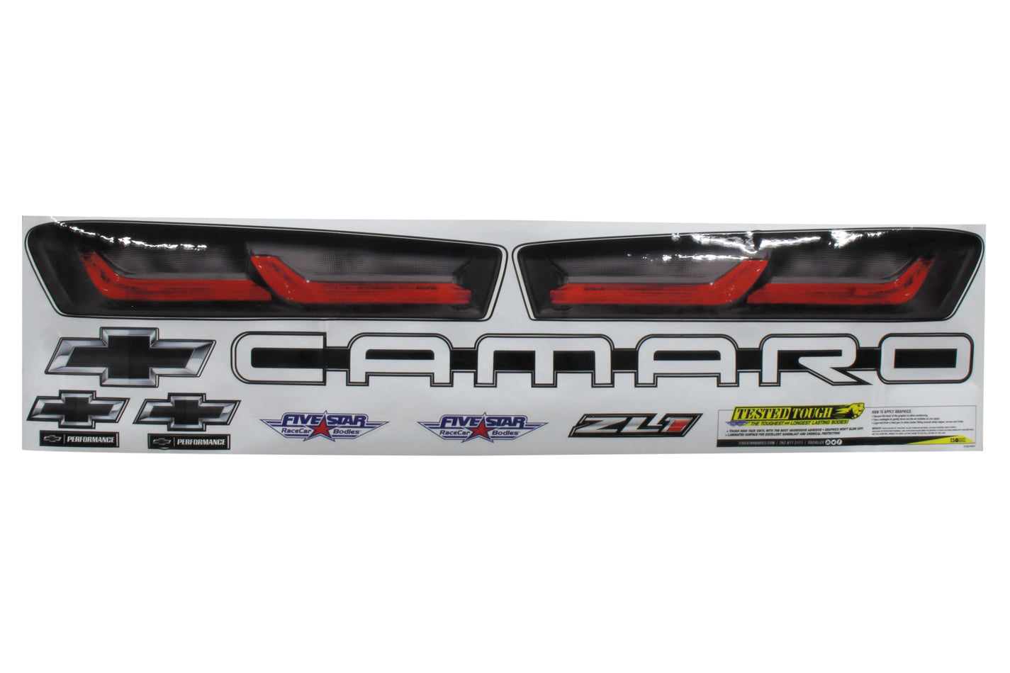 Five Star Tail Graphics - Chevrolet Camaro - 2019 Late Model