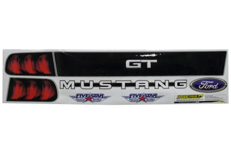 Five Star 2019 Late Model Ford Mustang Tail ID Kit
