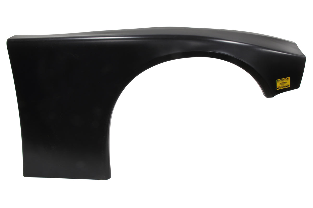 Five Star Plastic Fender - Right Side - Late Model Stock Car - Black