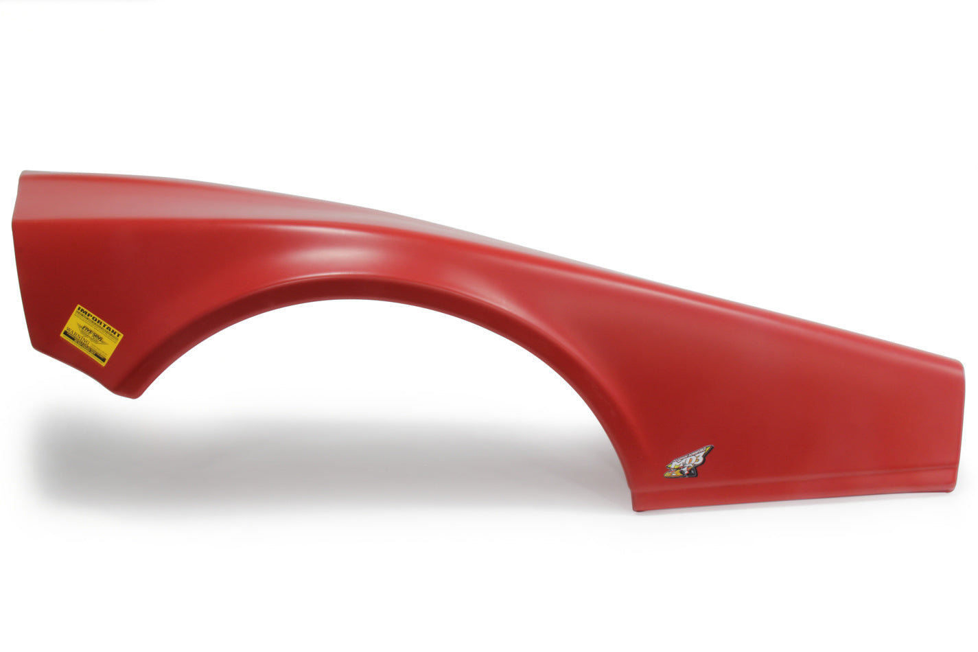 Five Star Left Fender - MD3 - Plastic - Red - Half
