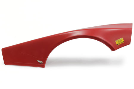 Five Star Passenger Side Fender - MD3 - Plastic - Red - Half