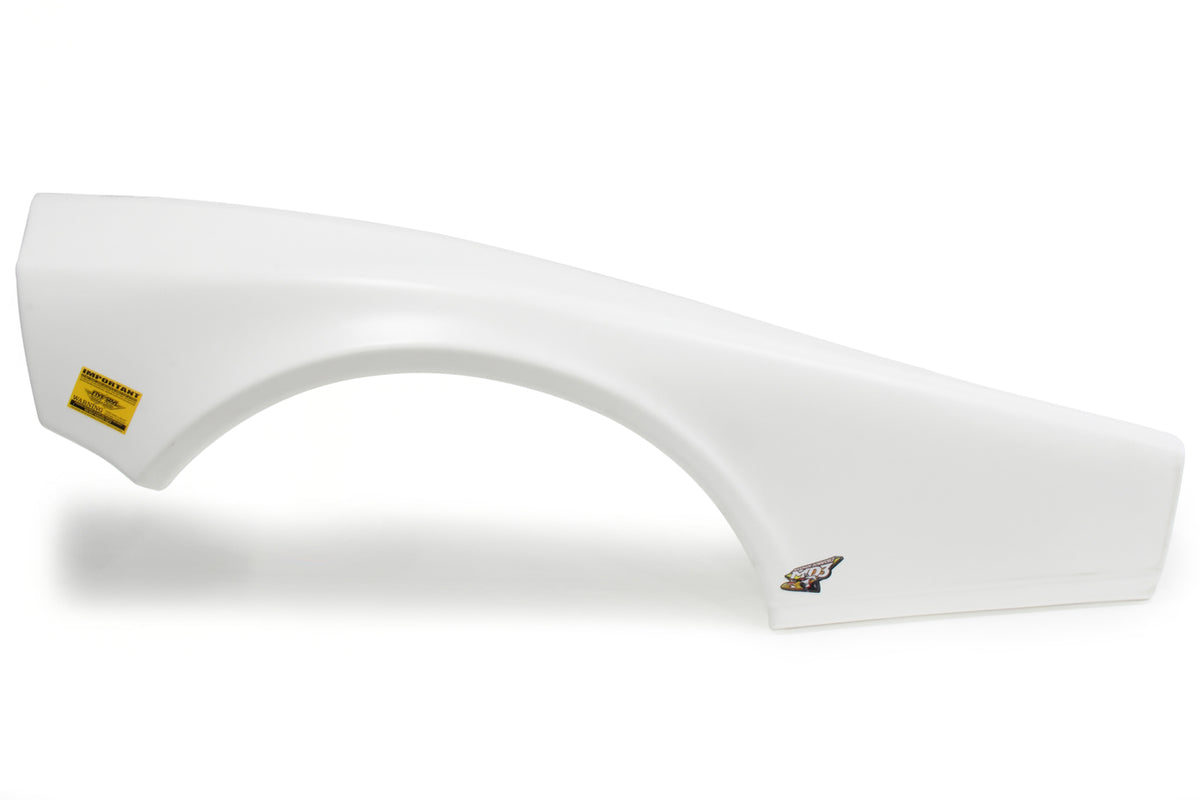 Five Star Left Fender - MD3 - Plastic - White - Half