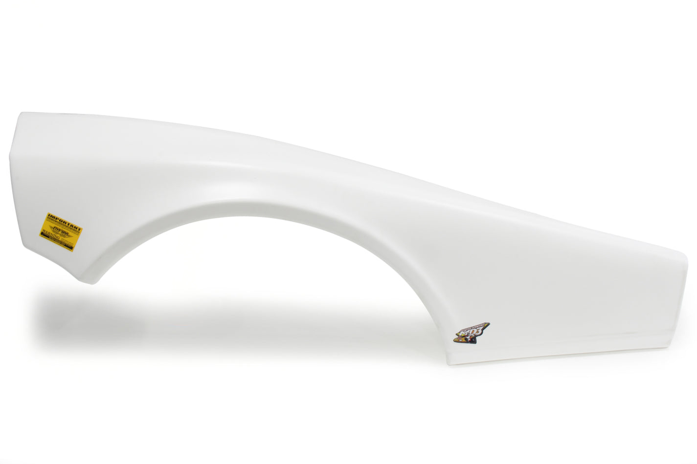 Five Star Left Fender - MD3 - Plastic - White - Half