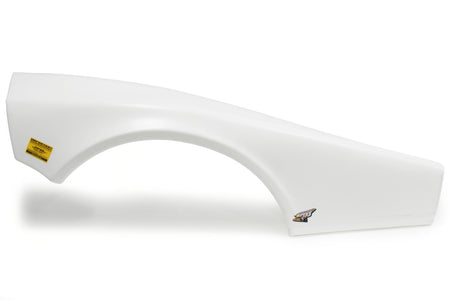 Five Star Left Fender - MD3 - Plastic - White - Half