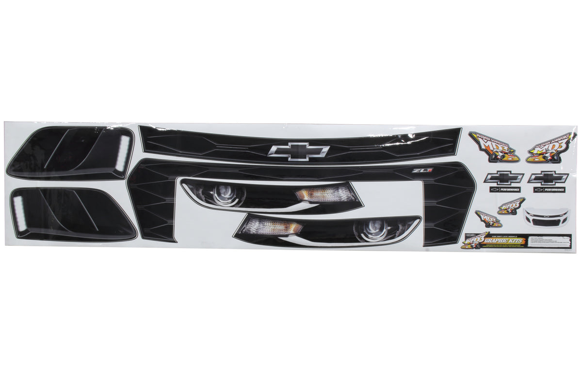 Five Star Nose Graphics - Laminated Protective Coating - Chevrolet Camaro - MD3 Street Stock