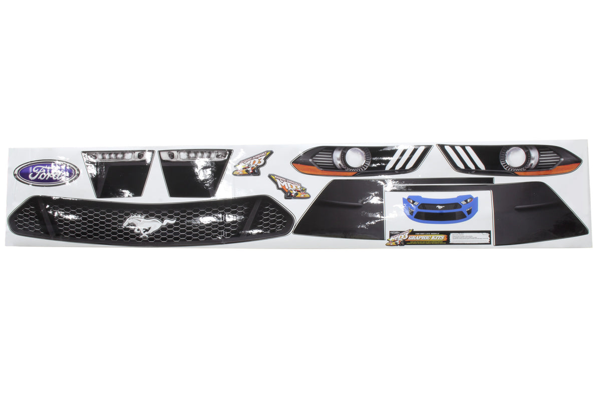 Five Star MD3 Mustang Street Stock Graphic ID Kit