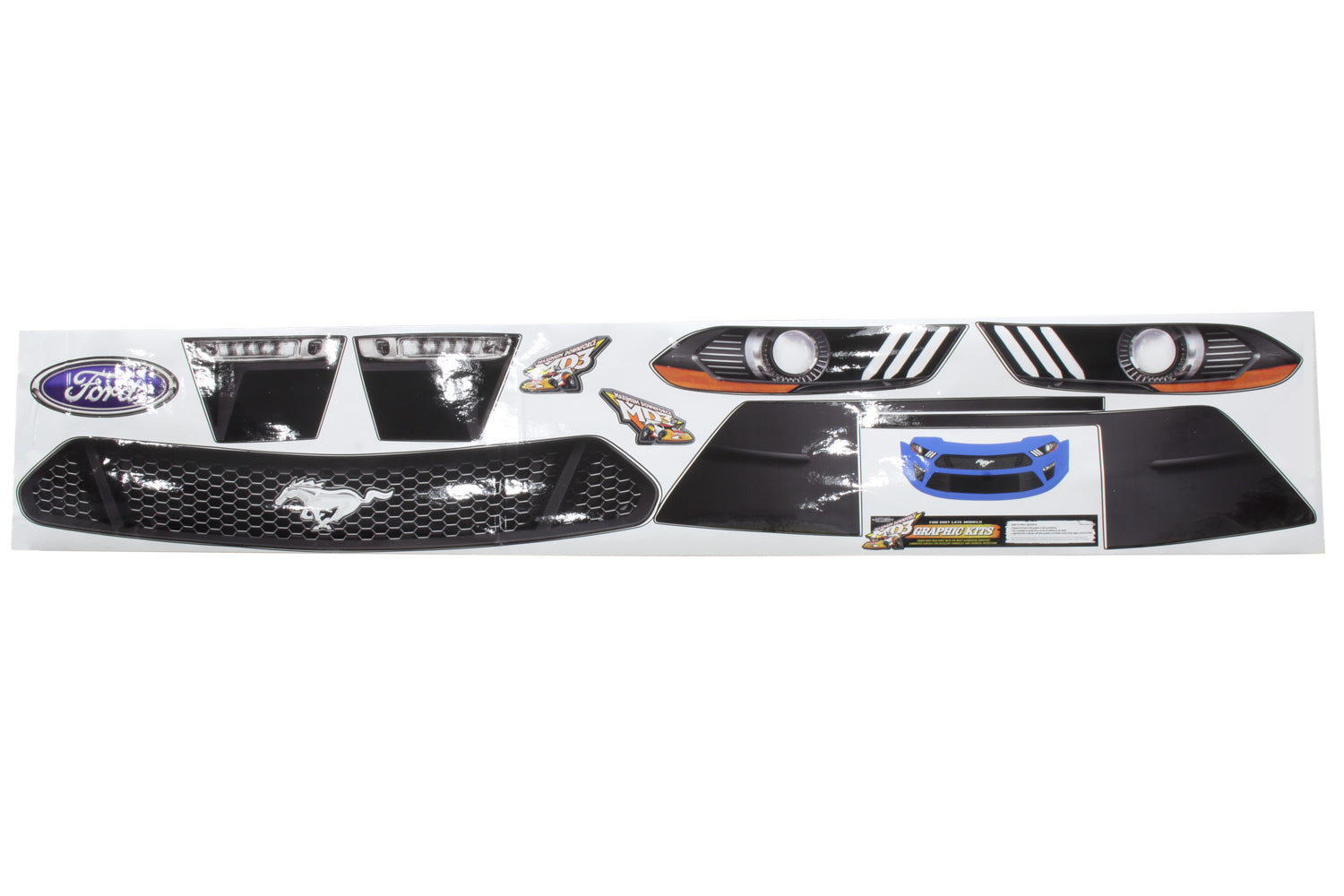 Five Star MD3 Mustang Street Stock Graphic ID Kit