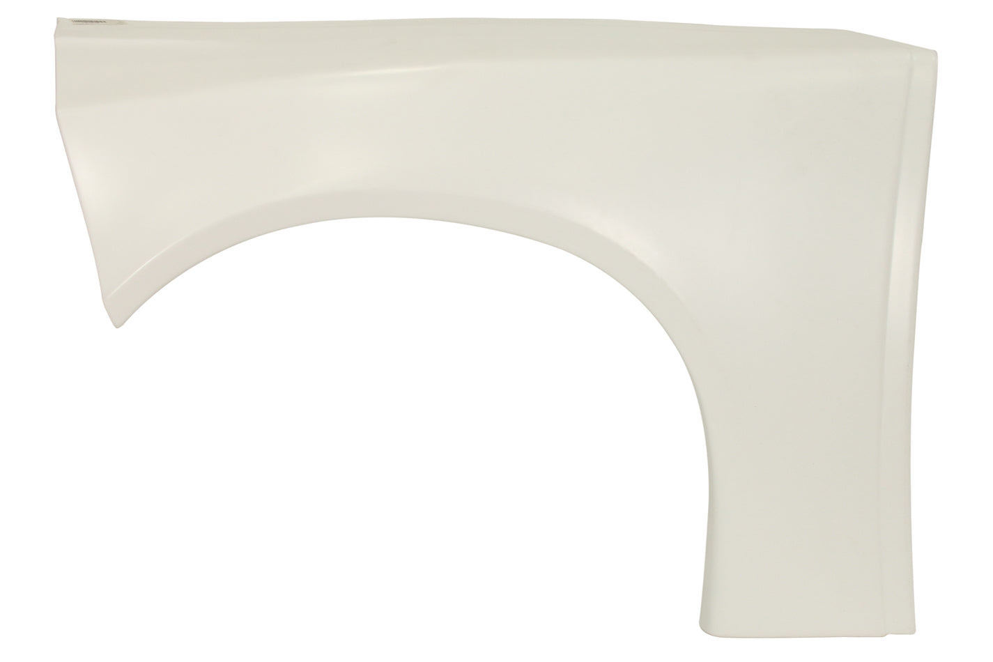 Five Star 2019 Short Track Truck Fender - Molded Plastic - White - Left