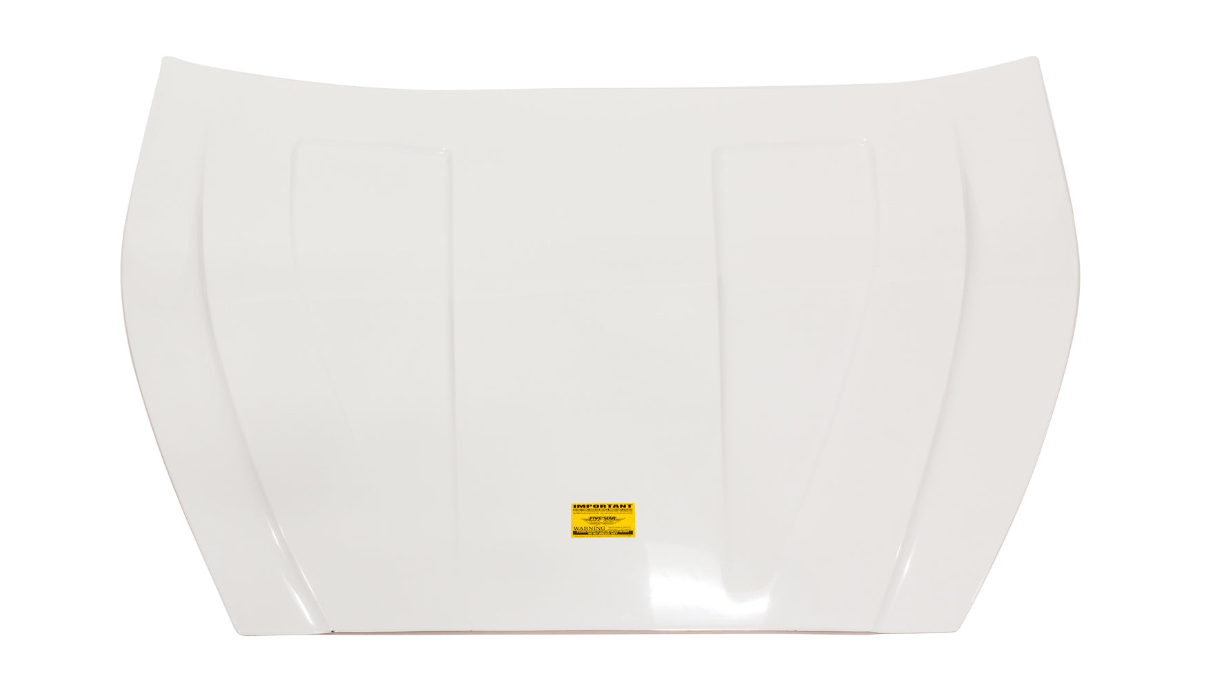 Five Star Standard Composite Short Track Truck Hood - White