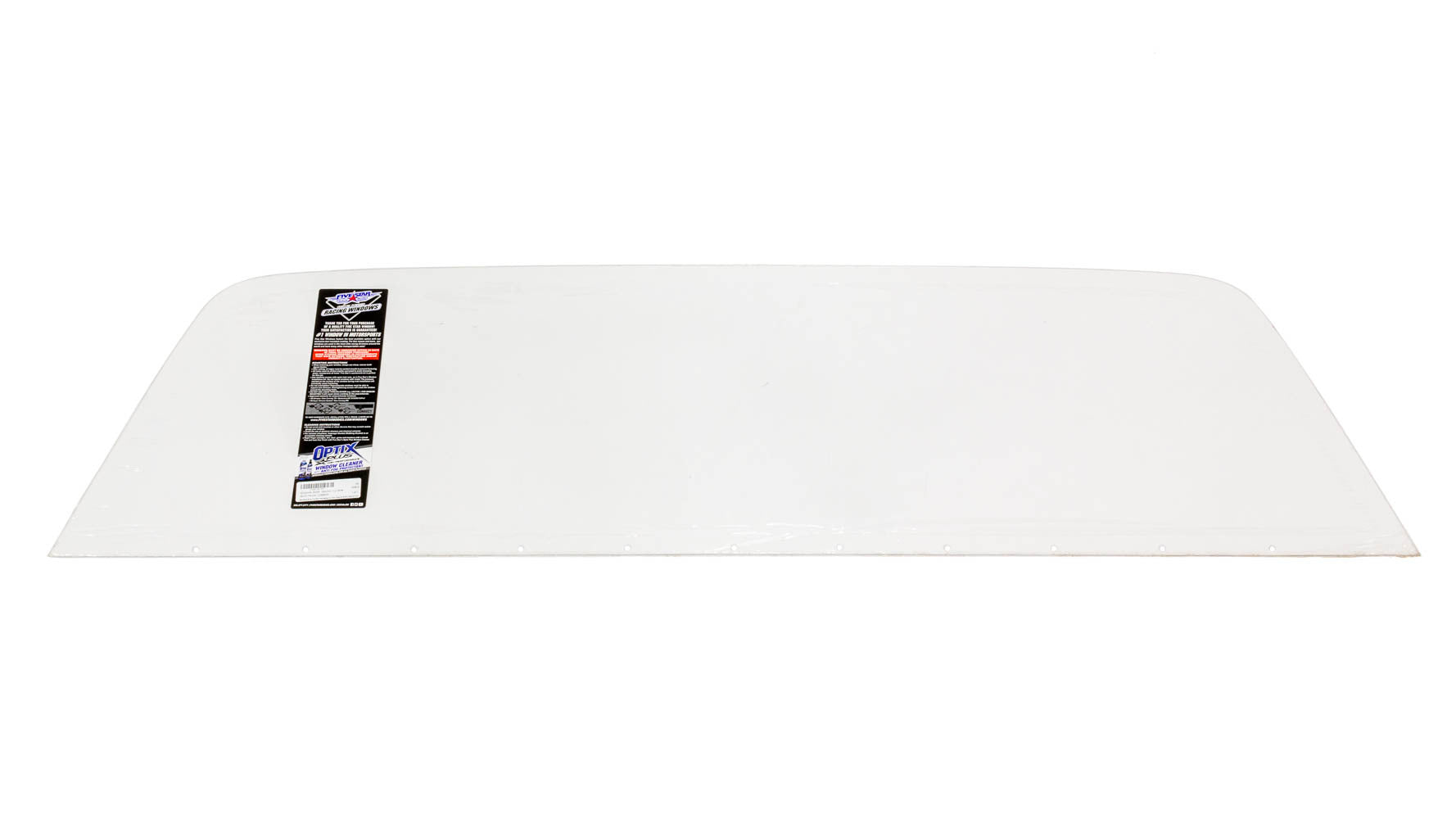 Five Star 2019 Short Track Truck Rear Window - .093" Polycarbonate - Molded - Pre-Cut