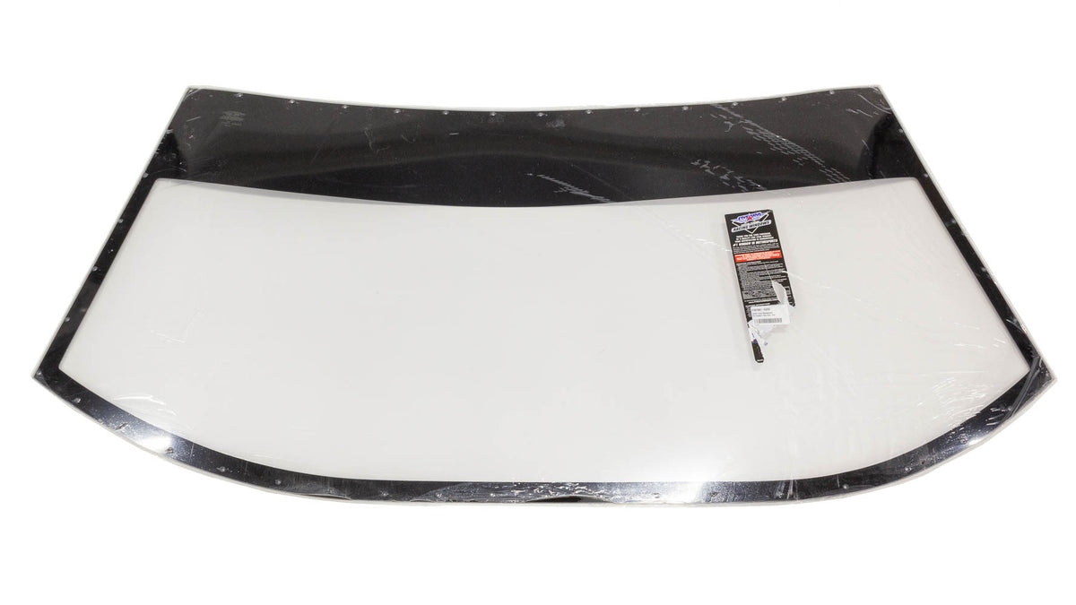 Five Star 2019 Short Track Truck Windshield - 1/8" Polycarbonate - Mar-Resistant - Pre-Cut w/ Blackout Border