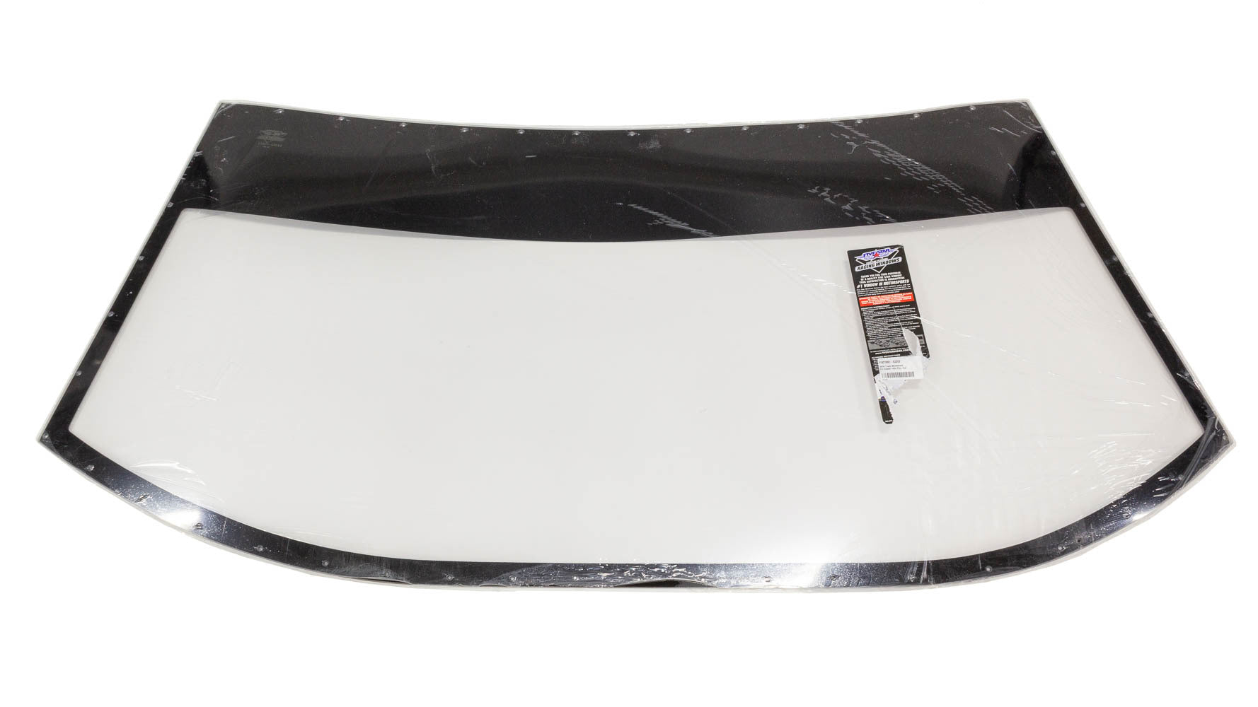 Five Star 2019 Short Track Truck Windshield - 1/8" Polycarbonate - Mar-Resistant - Pre-Cut w/ Blackout Border