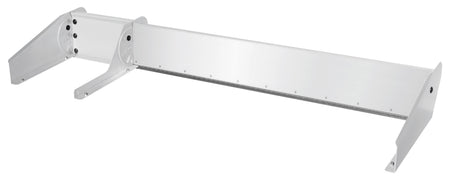 Five Star MD3 Dirt Late Model Spoiler - 56 x 8 in - 32 x 8.25 Breakaway - 2-Piece - White / Clear 