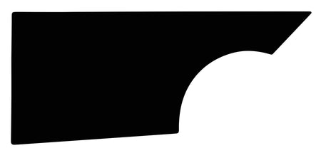 Five Star Five Star MD3 Dirt Late Model Quarter Panel - Black - Right