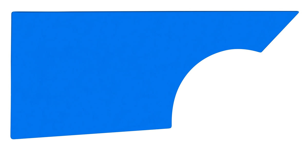 Five Star Five Star MD3 Dirt Late Model Quarter Panel - Chevron Blue - Right