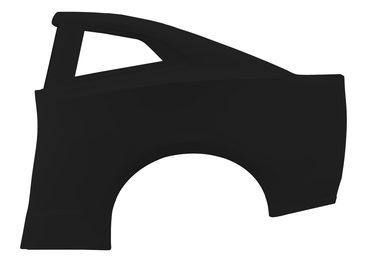 Five Star Left Side Street Stock Plastic Quarter Panel - IMCA Approved - Black