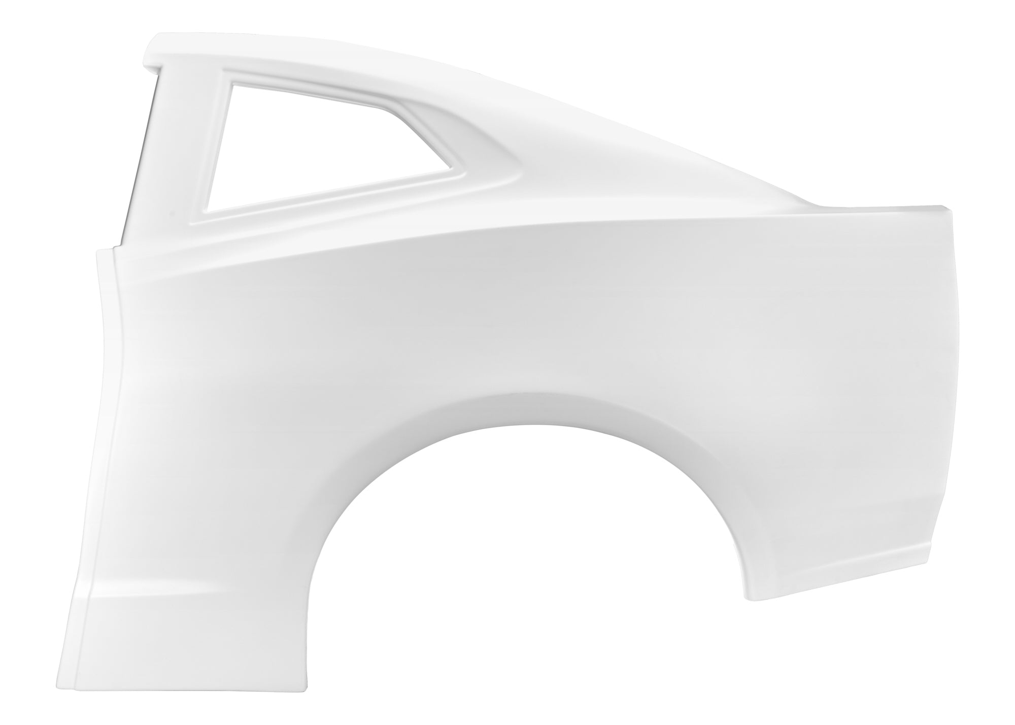 Five Star Left Side Street Stock Plastic Quarter Panel - IMCA Approved - White