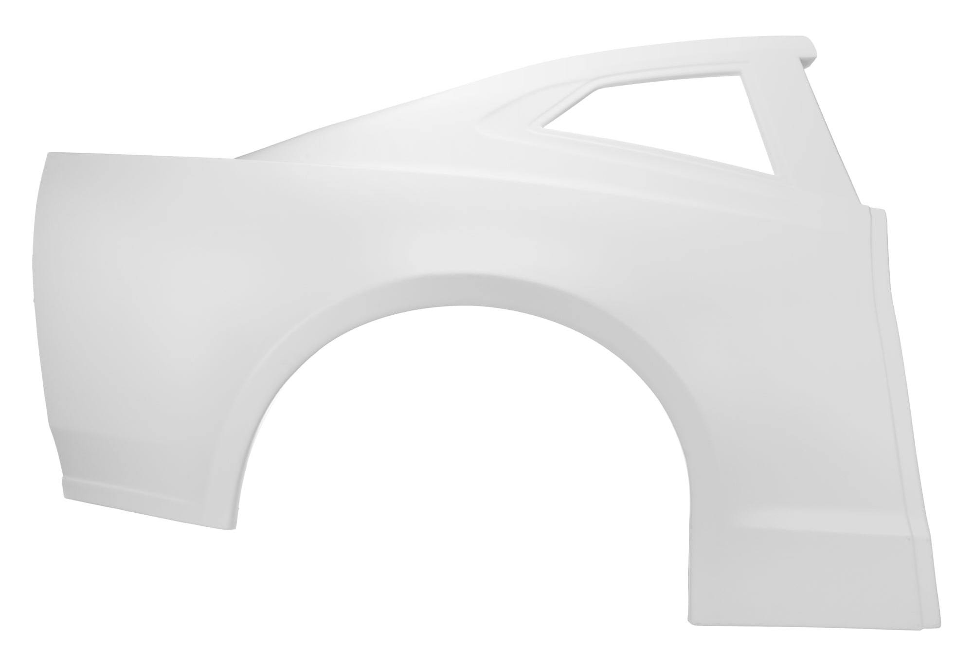 Five Star Right Side Street Stock Plastic Quarter Panel - IMCA Approved - White