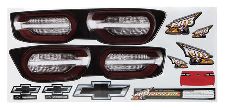 Five Star Camaro Tail Graphics Kit