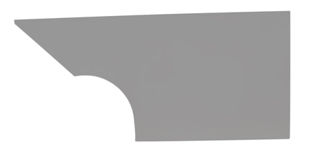 Five Star MD3 Dirt Modified Plastic Quarter Panel - Driver Side - Gray