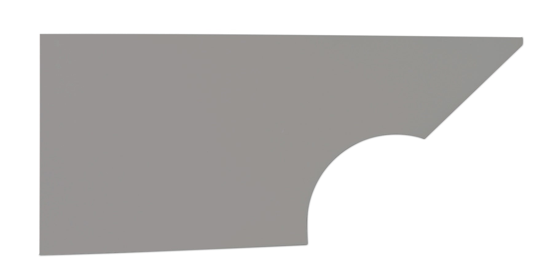 Five Star MD3 Dirt Modified Plastic Quarter Panel - Passenger Side - Gray