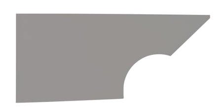 Five Star MD3 Dirt Modified Plastic Quarter Panel - Passenger Side - Gray