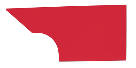 Five Star MD3 Dirt Modified Plastic Quarter Panel - Driver Side - Red