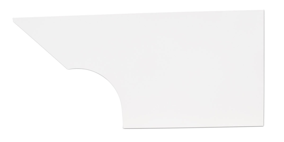 Five Star MD3 Dirt Modified Plastic Quarter Panel - Driver Side - White