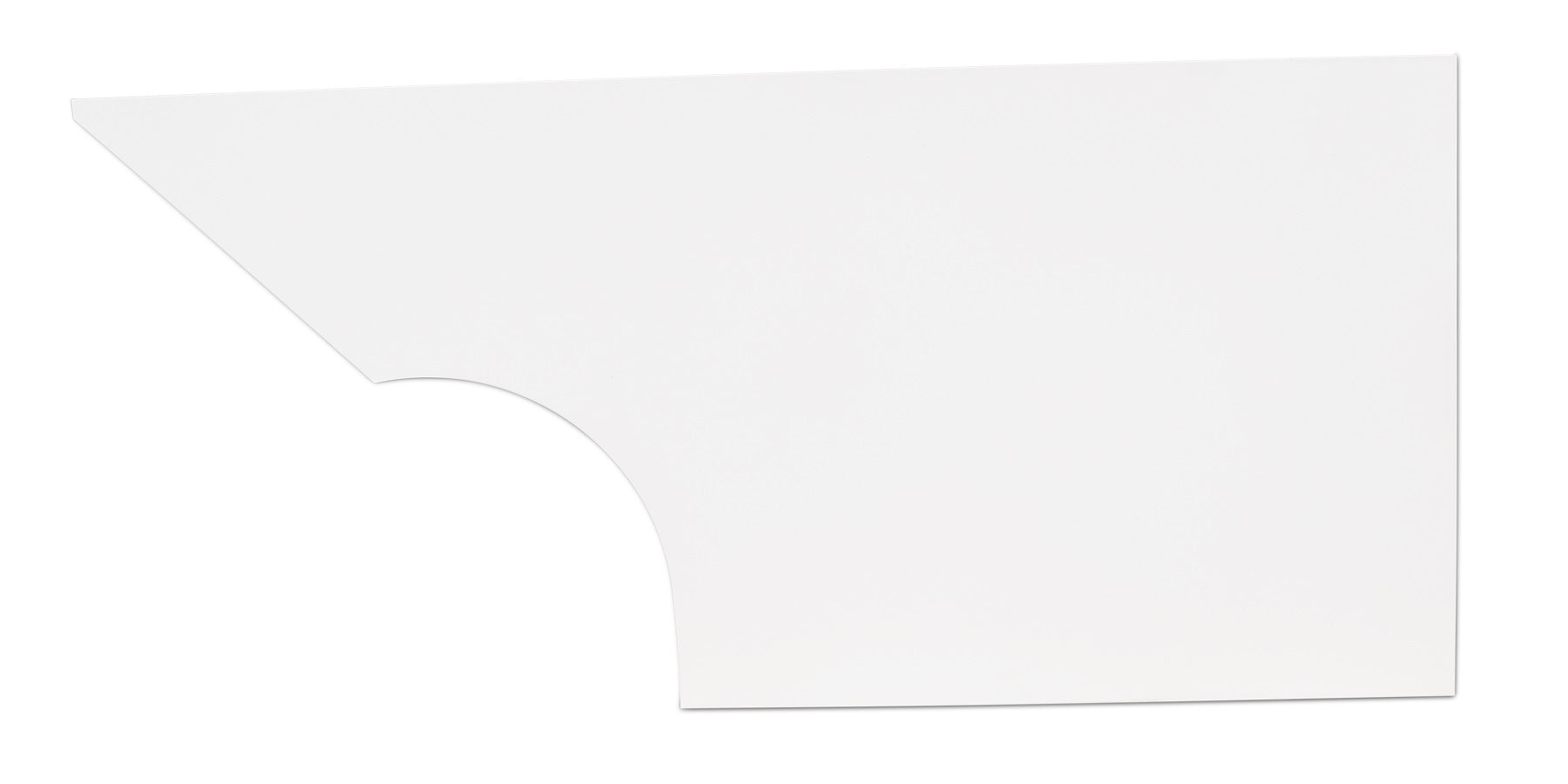 Five Star MD3 Dirt Modified Plastic Quarter Panel - Driver Side - White