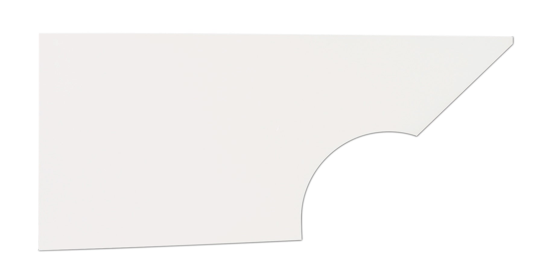 Five Star MD3 Dirt Modified Plastic Quarter Panel - Passenger Side - White