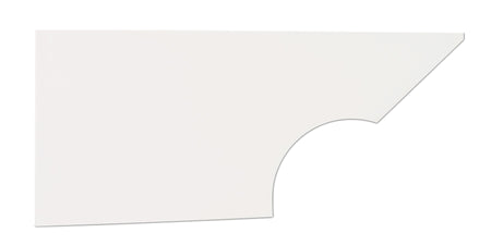 Five Star MD3 Dirt Modified Plastic Quarter Panel - Passenger Side - White