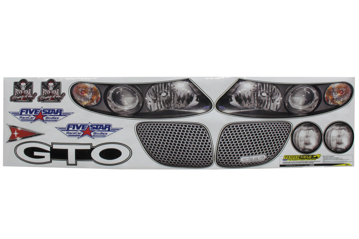 Five Star Nose Only Graphics Kit - MD3 Dirt Style GTO