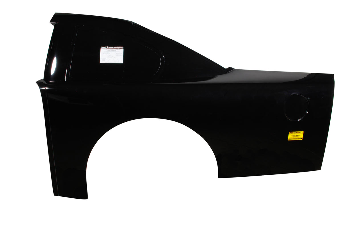 Five Star ABC ULTRAGLASS Quarter Panel - LH - Black - Traditional Roof Style