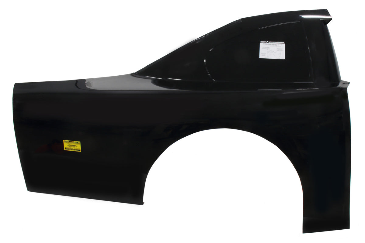 Five Star ABC ULTRAGLASS Quarter Panel - RH - Black - Traditional Roof Style