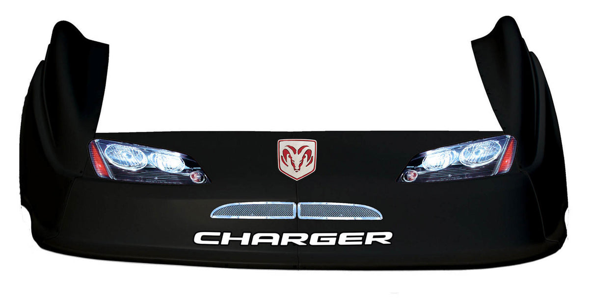 Five Star Charger MD3 Complete Nose and Fender Combo Kit - Black (Newer Style)