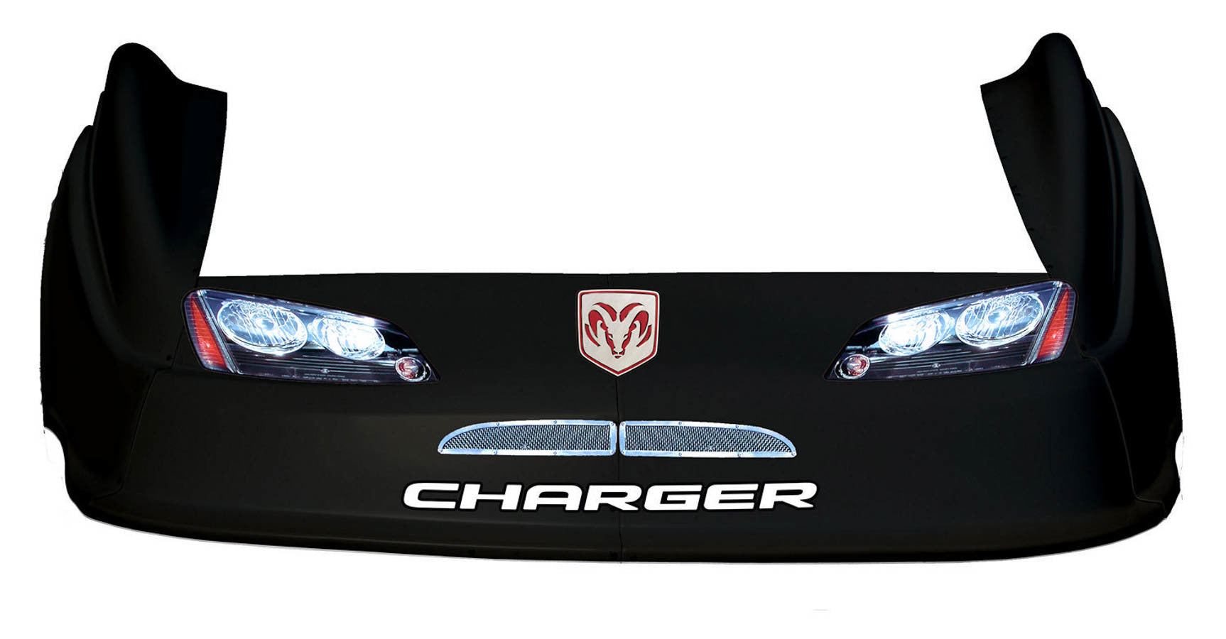 Five Star Charger MD3 Complete Nose and Fender Combo Kit - Black (Newer Style)