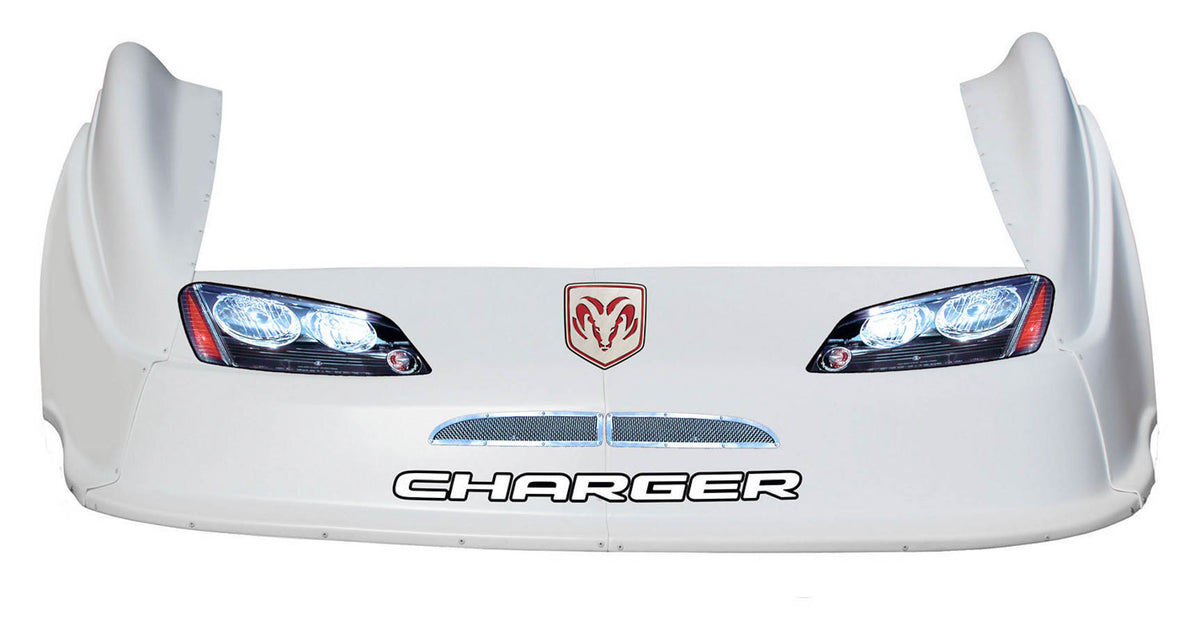 Five Star Charger MD3 Complete Nose and Fender Combo Kit - White (Newer Style)