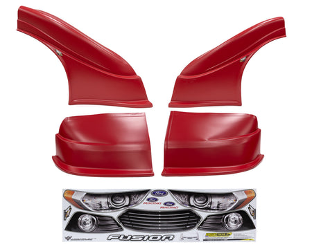 Five Star 2013 Ford Fusion MD3 Complete Nose and Fender Combo Kit - Newer Style -Red