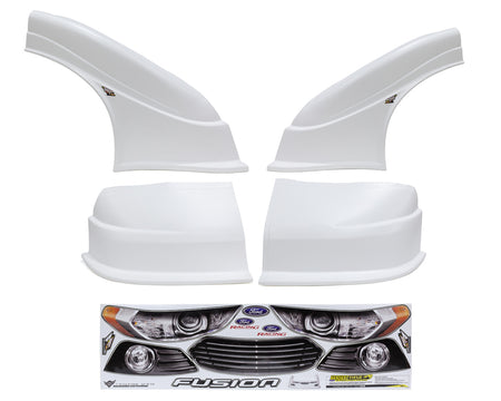 Five Star 2013 Ford Fusion MD3 Complete Nose and Fender Combo Kit - Newer Style -White