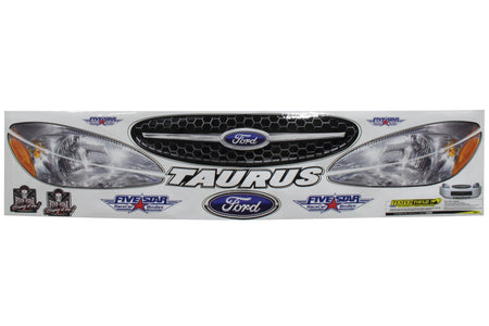 Five Star Race Car Bodies Nose Graphics Laminated Protective Coating - Ford Taurus 2003