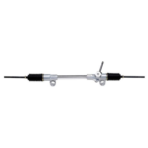 Flaming River Quick Ratio Manual Rack & Pinion - 5.25 in Travel - 47.5 in Long - Chrome - Ford Mustang 1994-2004