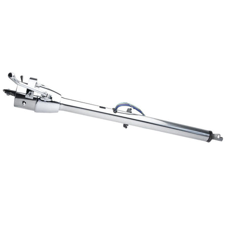 Flaming River Stainless Tilt Steering Column - 2 in Tube - 35 in Length - Polished - GM Fullsize Truck 1967-72