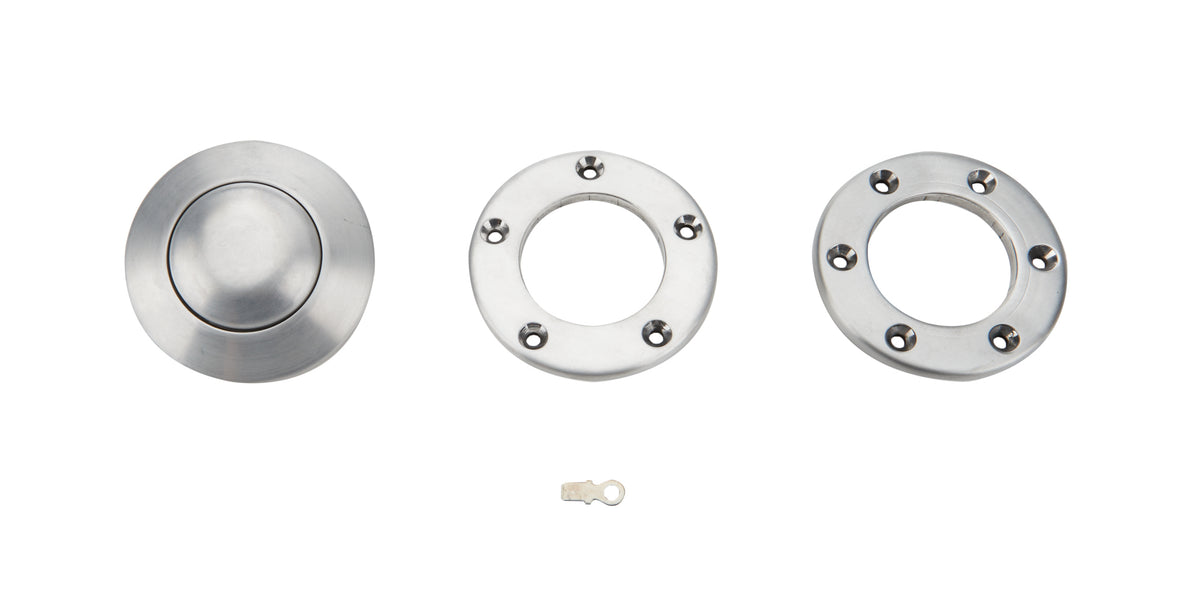 Flaming River Horn Button - Machined - 5 / 6 Bolt Steering Wheels