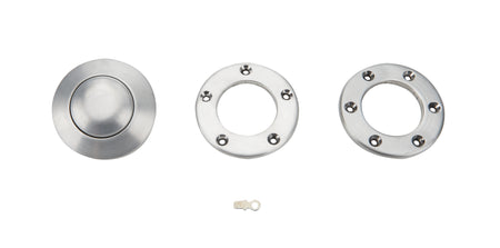 Flaming River Horn Button - Machined - 5 / 6 Bolt Steering Wheels