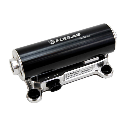 Fuelab In-Line Brushless Electric Fuel Pump - 500 lph - Black