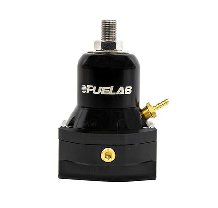 Fuelab High Flow Fuel Pressure Regulator - 40-80 PSI - 10 AN Female Return - Black