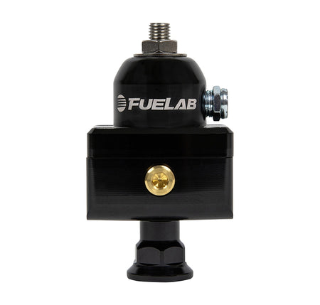 Fuelab Mini Fuel Pressure Regulator - 25-65 PSI - Two 6 AN Female Out - Black