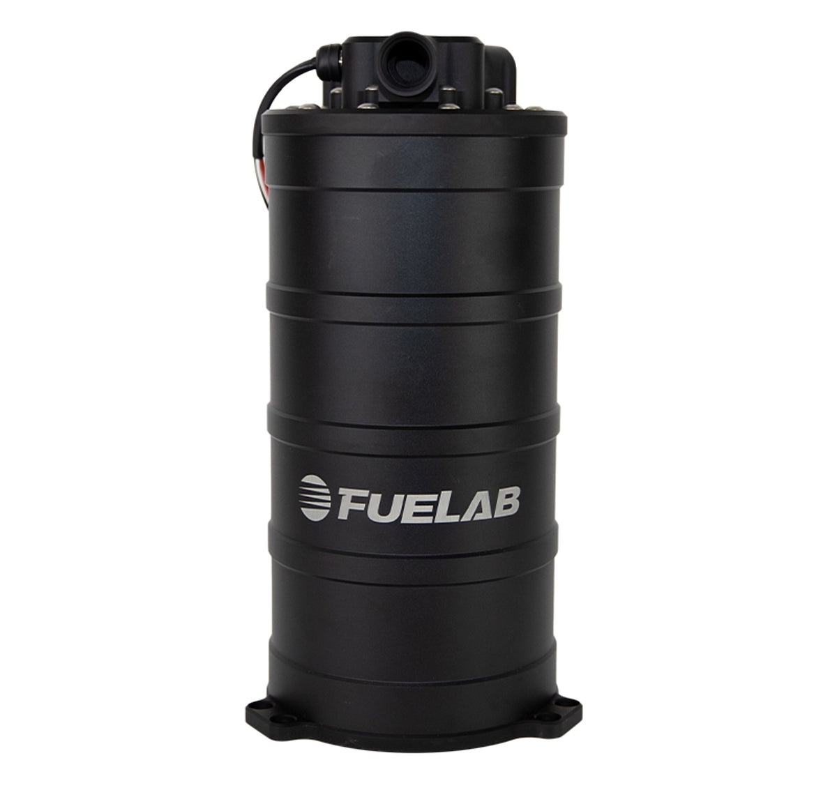 Fuelab 2.7 L Surge Tank w/ 350 lph Twin Screw DC Brushless Fuel Pump - Black